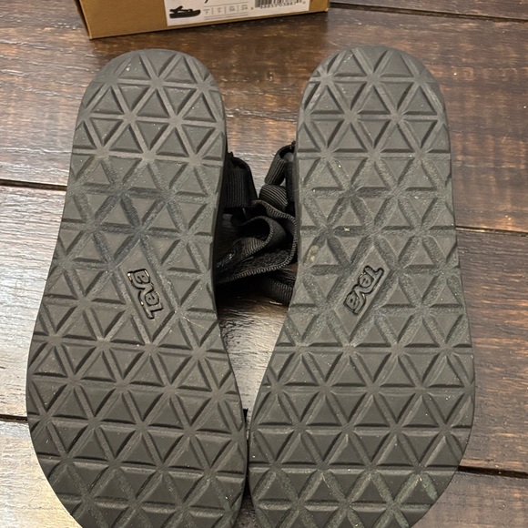 Teva Black Adjustable Strap Sandals - Picture 8 of 16